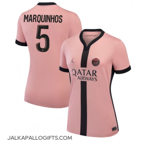 Paris Saint-Germain Marquinhos #5 Kolmaspaita Naiset 2024-25 Lyhythihainen